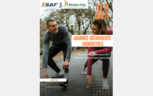 Journée de Sensibilisation au Handi-athlé