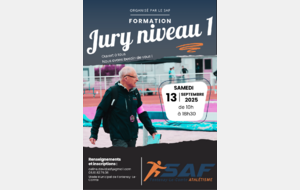 Formation juge niveau 1