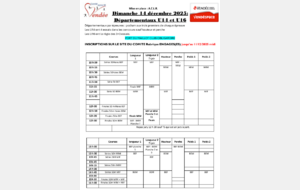 Départementaux U14 et U16