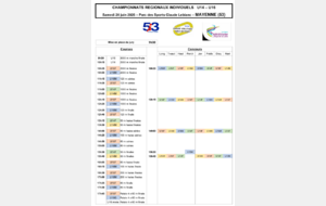 Régionaux U16 &amp; match intercomité U14