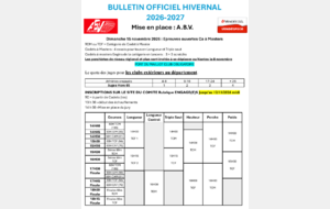 Epreuves ouvertes Ca à Masters
